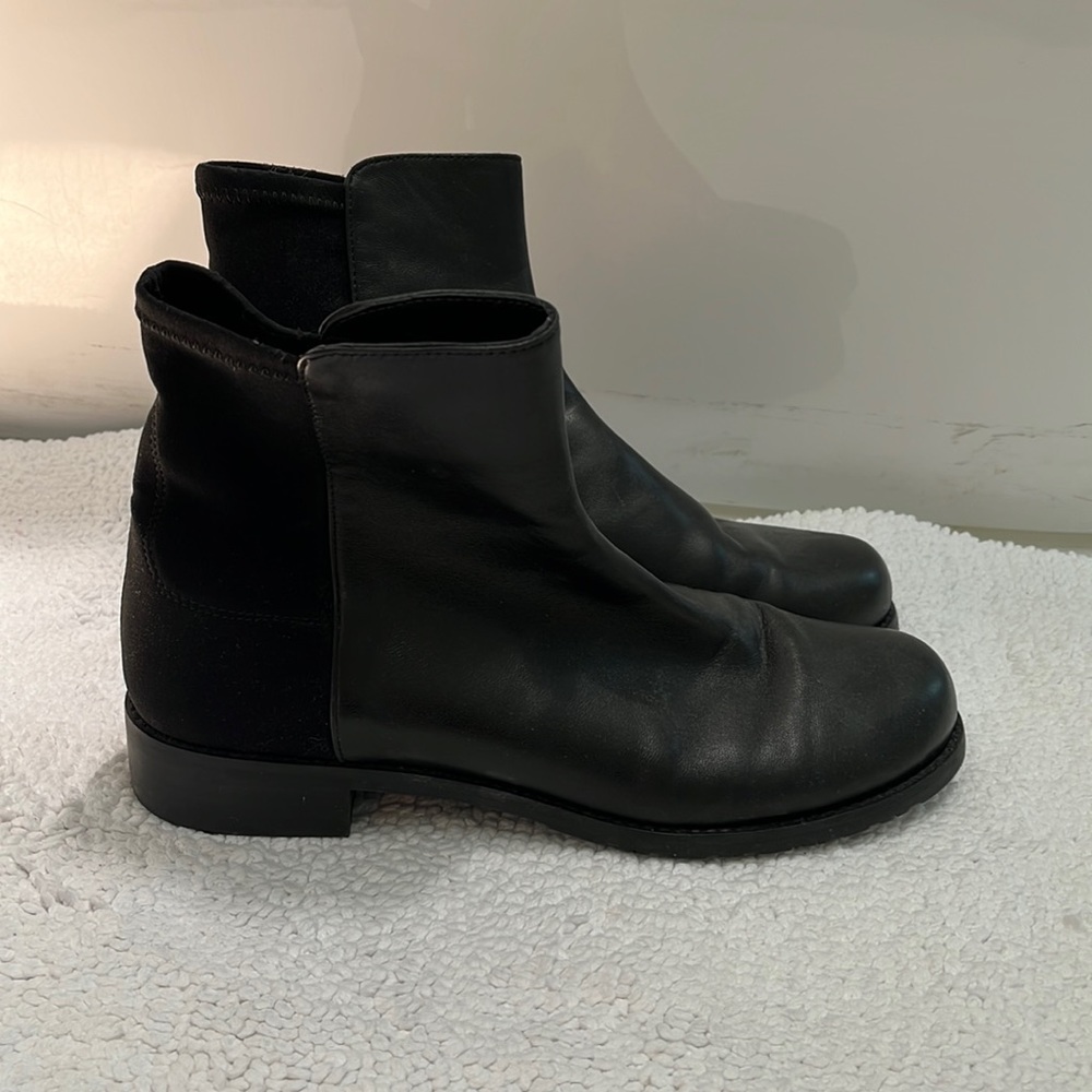 Stuart Weitzman black booties